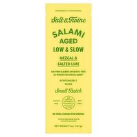 Salt & Twine Mezcal & Salted Lime Salami, 5 oz