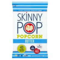 Skinny Pop Butter Popcorn, 4.4 oz, 4.4 Ounce