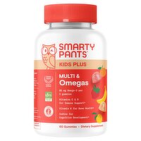 Smarty Pants Kids Plus Multi & Omegas Dietary Supplement, 60 count