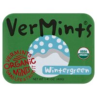 VerMints Wintergreen Organic Mints, 1.41 oz