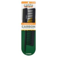 Cantu Carbon Melt Resistant Combs, 2 count