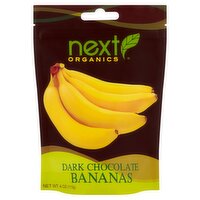 Next Organics Dark Chocolate Bananas, 4 oz