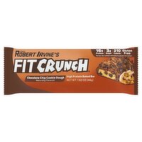 Chef Robert Irvine's Fit Crunch Chocolate Chip Cookie Dough High Protein Baked Bar, 1.62 oz