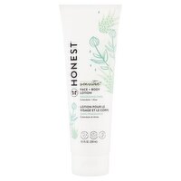 Honest Sensitive Face + Body Lotion, 8.5 fl oz