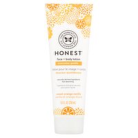 The Honest Co. Everyday Gentle Sweet Orange Vanilla Face + Body Lotion, 8.5 fl oz