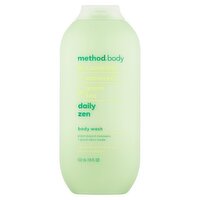 Method Body Daily Zen Cucumber, Seaweed, Green Tea Body Wash, 18 fl oz, 18 Fluid ounce