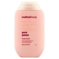 Method Pure Peace Body Wash, 3.4 fl oz, 3.4 Fluid ounce