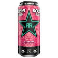 Rockstar Punched Energy Drink Watermelon 16 Fl Oz