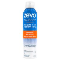 Zevo On-Body Mosquito + Tick Repellent Spray, 6 oz