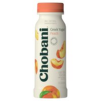 Chobani Peach Lowfat Greek Yogurt Drink, 7 fl oz