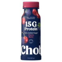 Chobani 15g Protein Cherry Berry Greek Yogurt Protein Drink, 7 fl oz