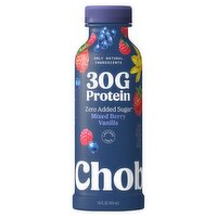 Chobani 30g Protein Mixed Berry Vanilla Greek Yogurt Protein Drink, 14 fl oz