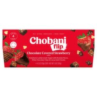 Chobani Flip Chocolate Covered Strawberry Greek Yogurt Limited Batch Value Pack, 4.5 oz, 4 count, 18 Ounce