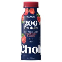 Chobani 20g Protein Strawberries & Cream Greek Yogurt Protein Drink, 10 fl oz