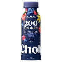 Chobani 20g Protein Mixed Berry Vanilla Greek Yogurt Protein Drink, 10 fl oz