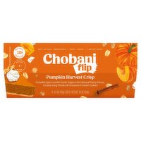 Chobani Flip Pumpkin Harvest Crisp Greek Yogurt Limited Batch, 4.5 oz, 4 count