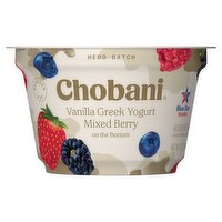 Chobani Mixed Berry on the Bottom Vanilla Greek Yogurt, 5.3 oz