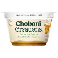 Chobani Creations Bananas Foster Greek Yogurt, 5.3 oz, 5.3 Ounce