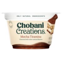 Chobani Creations Mocha Tiramisu Greek Yogurt, 5.3 oz, 5.3 Ounce