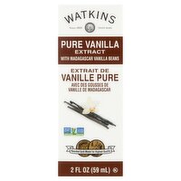 Watkins Pure Vanilla Extract with Madagascar Vanilla Beans, 2 fl oz