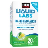 Force Factor Liquid Labs Lemon-Lime Flavour Dietary Supplement, 0.25 oz, 20 count