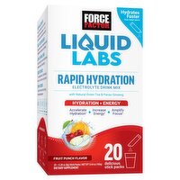 Force Factor Liquid Labs Fruit Punch Flavour Dietary Supplement, 20 count, 0.28 oz