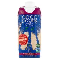 Coco Goods Coconut Water with Fresh Squeezed Passion Fruit, 16.9 fl oz