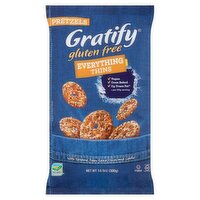 Gratify Gluten Free Everything Thins Pretzels, 10.5 oz