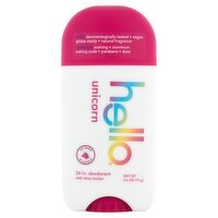 Hello Unicorn with Shea Butter 24hr Deodorant, 2.6 oz