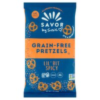 Savor by Suzie Savor by Suzie Grain-Free Lil' Bit Spicy Pretzels, 5 oz, 5 Ounce 