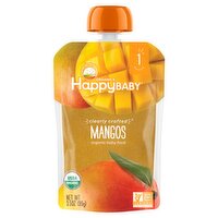 Happy Baby Organics Clearly Crafted Mangos Organic Baby Food, Stage 1, 3.5 oz