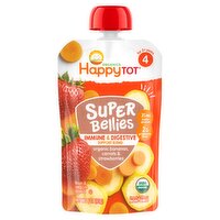 Happy Tot Organics Super Bellies Fruit & Veggie Blend Baby Food, Stage 4, 4 oz, 4 Ounce