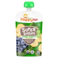 Happy Tot Organics Super Bellies Fruit & Veggie Blend Baby Food, 4 oz