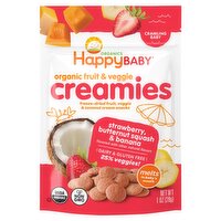 Happy Baby Organics Organic Strawberry, Butternut Squash & Banana Baby Food, 1 oz