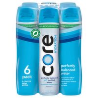 Core Hydration Purified Water, 30.4 fl oz, 6 count