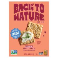 Back to Nature Multi-Seed Rice Thin Crackers, 4.0 oz