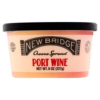 New Bridge Port Wine Cheese Spread, 8 oz