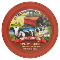 New Bridge Spicy Beer Cheese Spread, 7 oz