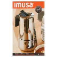 Imusa 6 Cup Stainless Steel Espresso Maker