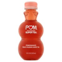 Pom Antioxidant Super Tea Pomegranate Peach Passion White Tea, 12 fl oz, 12 Fluid ounce