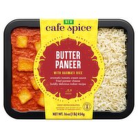 Cafe Spice Butter Paneer with Basmati Rice, 16 oz