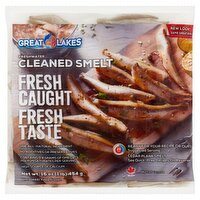 Great Lakes Freshwater Cleaned Smelt, 16 oz