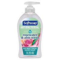 Softsoap Sensitive Rosewater & Aloe Scent Antibacterial Hand Soap, 11.25 fl oz