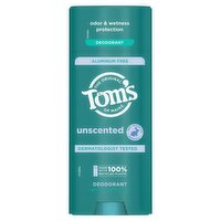 Tom's of Maine The Original Unscented Deodorant, 3.25 oz