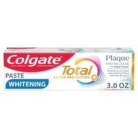 Colgate Total Plaque Pro Release Whitening Toothpaste, 3.0 oz