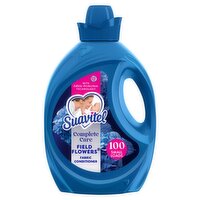 Suavitel Complete Care Field Flowers Fabric Conditioner, 100 Small Loads, 100 fl oz