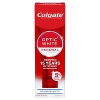 Colgate Optic White High Impact White Renewal Anticavity Fluoride Toothpaste, 3.0 oz