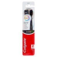 Colgate Total Active Prevention Soft Whitening Toothbrushes, 2 count