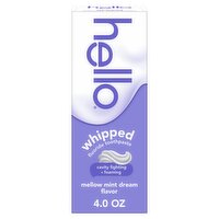 Hello Mellow Mint Dream Flavor Whipped Fluoride Toothpaste, 4.0 oz