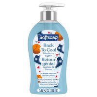 Softsoap Back to Cool Limited Edition Liquid Hand Soap, Blueberry Scent, 11.25 fl oz Pump Bottle